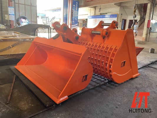 Żółty 0,45 CBM Węgiel kopalni Kompatybilny z Hyundai 1,5-3,0 Ton Koparki