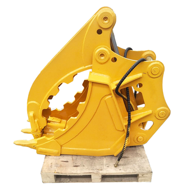 PC250 25Ton Customzied Excavator dużej pojemności hydrauliczne / ręczne kciuka wiadro chwytanie zestaw z wysokim standardem QC Test