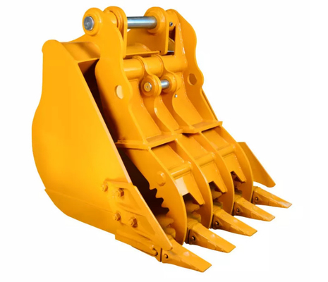 3-100 ton Pojemność chwytania Ekskawator Wiadro kciuka Q355B NM400/450/500 Hardox450/500/550 Żółty