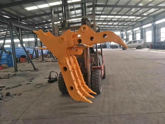 Nieobrotny system obrotowy Produkt 9Ton Excavator Manual Type Log Grapple Customized Jaw Open Wood Grapple